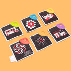Jollybaby Phased Development Sensory Cloth Book (with Teether & Crinkle Pages) - Shopeak Canada - Curated, high-end Nintendo Switch gadgets and luxurious cat products for discerning customers
