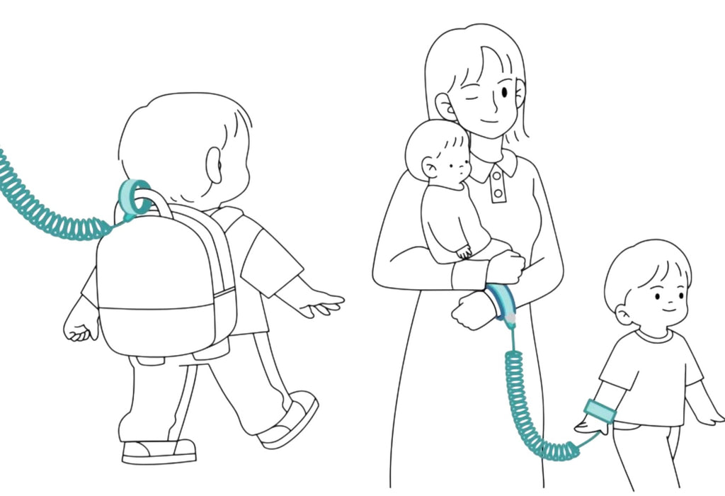 KUB Upgraded Dual-Release Anti-Lost Safety Leash for Kids (with Key Lock & Night Reflective Strap) - Shopeak Canada - Curated, high-end Nintendo Switch gadgets and luxurious cat products for discerning customers