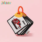 Jollybaby Phased Development Sensory Cloth Book (with Teether & Crinkle Pages) - Shopeak Canada - Curated, high-end Nintendo Switch gadgets and luxurious cat products for discerning customers