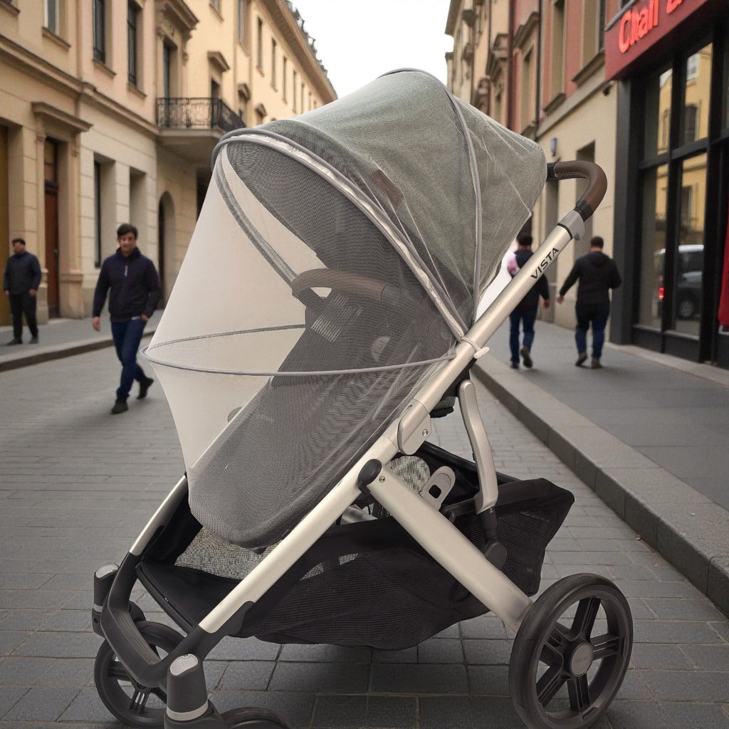 Premium Structured Zippered Mosquito Net for UPPAbaby Cruz, Vista & Minu (V1/V2/V3 Models) - Shopeak Canada - Curated, high-end Nintendo Switch gadgets and luxurious cat products for discerning customers