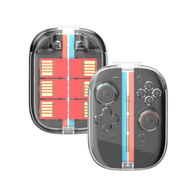 Transparent Magnetic Snap-On Storage Case for Switch 2 Joy‑Cons - cabestdeal Hover Image