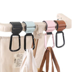 Universal Heavy-Duty Aluminum Stroller & E-Bike Hook with Leather Strap - Shopeak Canada - Curated, high-end Nintendo Switch gadgets and luxurious cat products for discerning customers