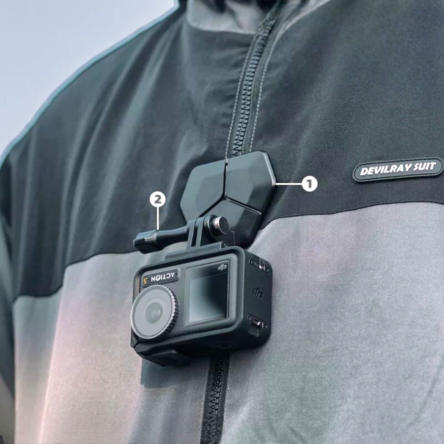 Universal Magnetic Quick-Release Mount for Action Cameras (GoPro, DJI, Insta360) - Wearable Neck, Chest & Car Mount Kit - Shopeak Canada - Curated, high-end Nintendo Switch gadgets and luxurious cat products for discerning customers
