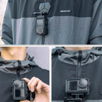 Universal Magnetic Quick-Release Mount for Action Cameras (GoPro, DJI, Insta360) with Mini Magnetic Fill Light - Shopeak Canada - Curated, high-end Nintendo Switch gadgets and luxurious cat products for discerning customers