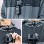 Universal Magnetic Quick-Release Mount for Action Cameras (GoPro, DJI, Insta360) with Mini Magnetic Fill Light - Shopeak Canada - Curated, high-end Nintendo Switch gadgets and luxurious cat products for discerning customers