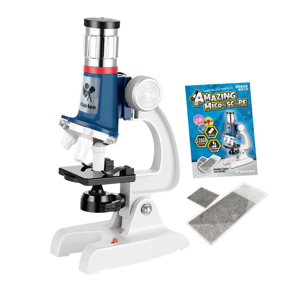Kidrise STEAM Science Experiment Amazing Microscope for Kids (with Specimens, Slides, Cover Slips, & Exploration Manual) - Shopeak Canada - Curated, high-end Nintendo Switch gadgets and luxurious cat products for discerning customers