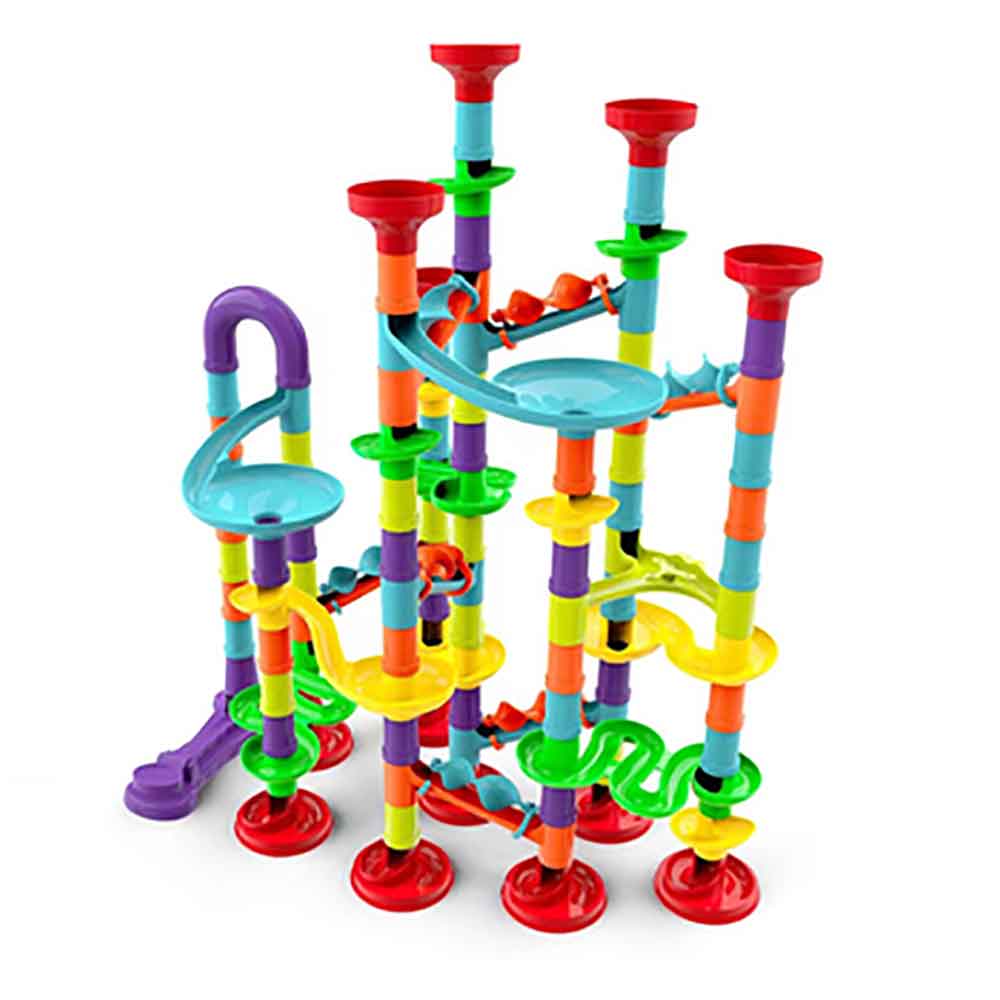 Kidrise Engineering Marble Run & Pipeline Coaster Set (142 Pieces) - Shopeak Canada - Curated, high-end Nintendo Switch gadgets and luxurious cat products for discerning customers