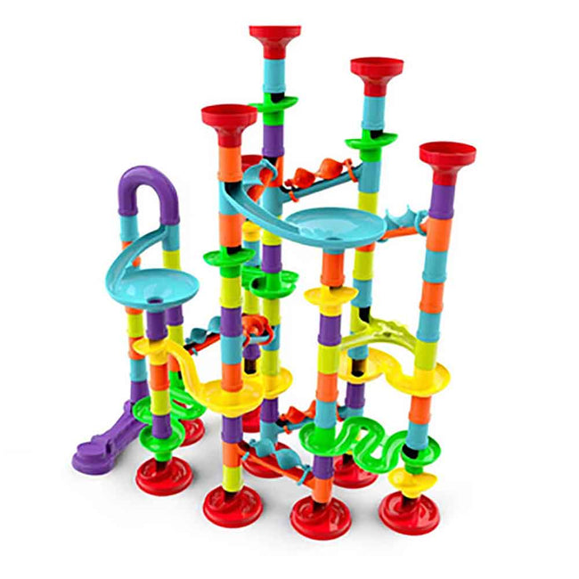 Kidrise Engineering Marble Run & Pipeline Coaster Set (142 Pieces) - Shopeak Canada - Curated, high-end Nintendo Switch gadgets and luxurious cat products for discerning customers Hover Image