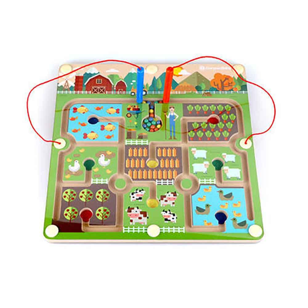 Goryeo Baby Montessori Animal Farm Magnetic Bead Maze - Shopeak Canada - Curated, high-end Nintendo Switch gadgets and luxurious cat products for discerning customers