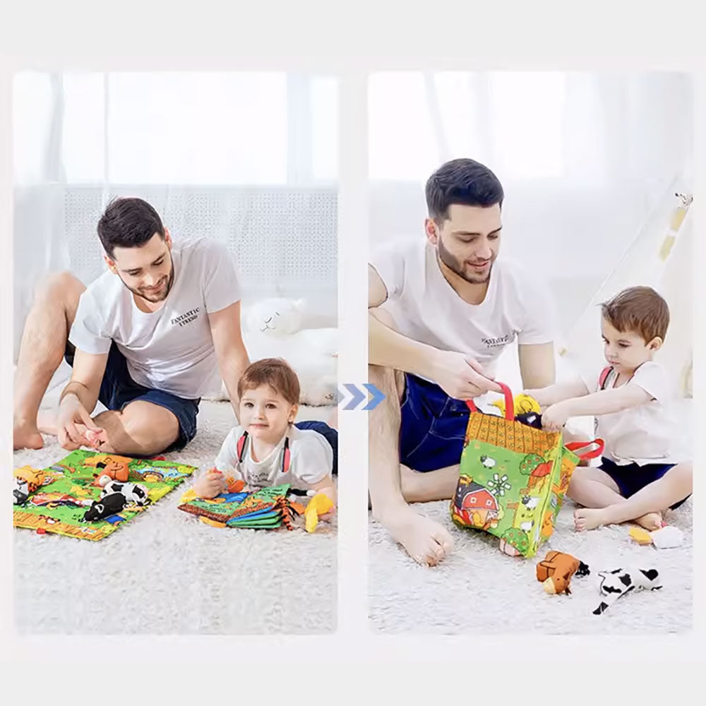 Jollybaby Portable Tummy Time Play Mat Sensory Book - Shopeak Canada - Curated, high-end Nintendo Switch gadgets and luxurious cat products for discerning customers