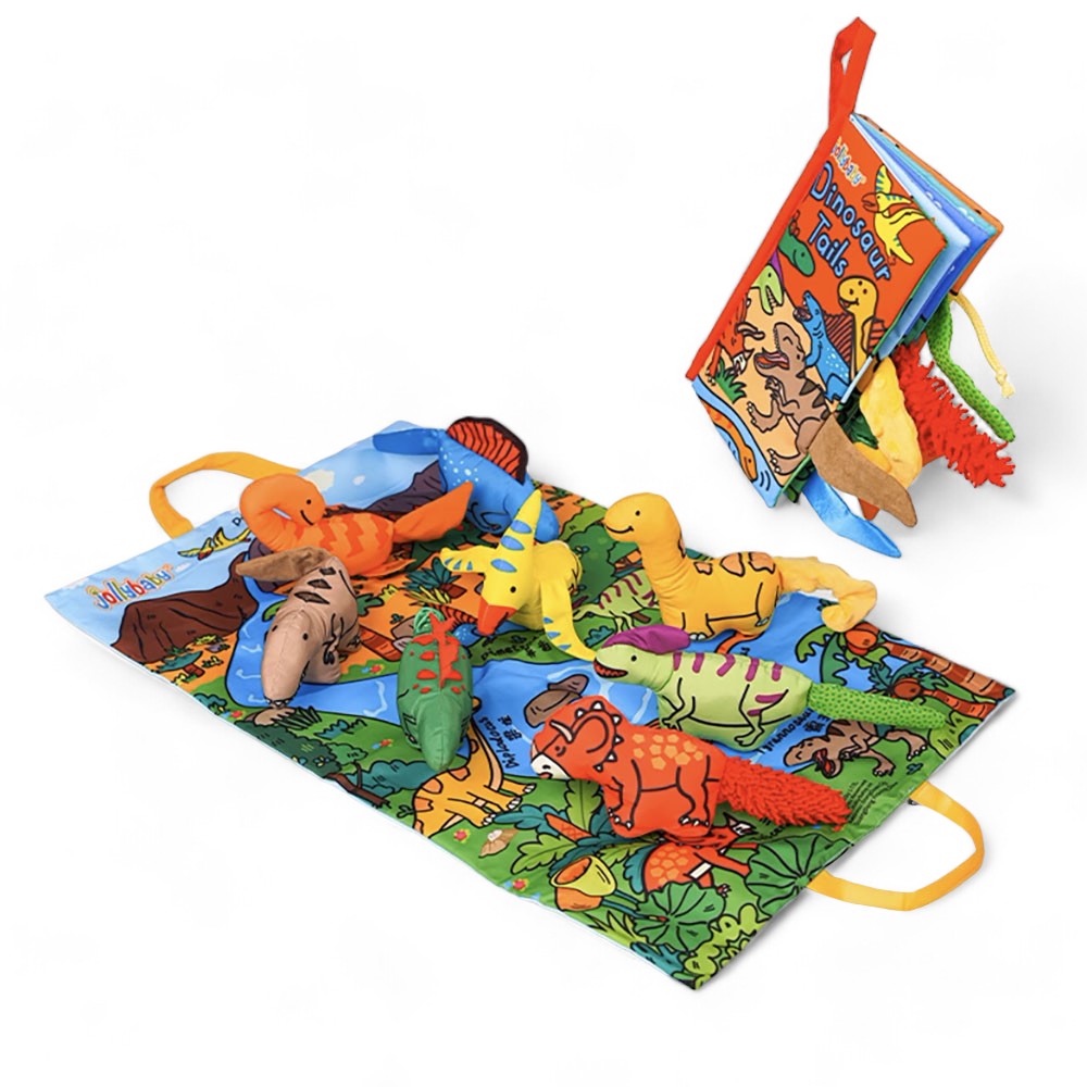 Jollybaby Portable Tummy Time Play Mat Sensory Book - Shopeak Canada - Curated, high-end Nintendo Switch gadgets and luxurious cat products for discerning customers