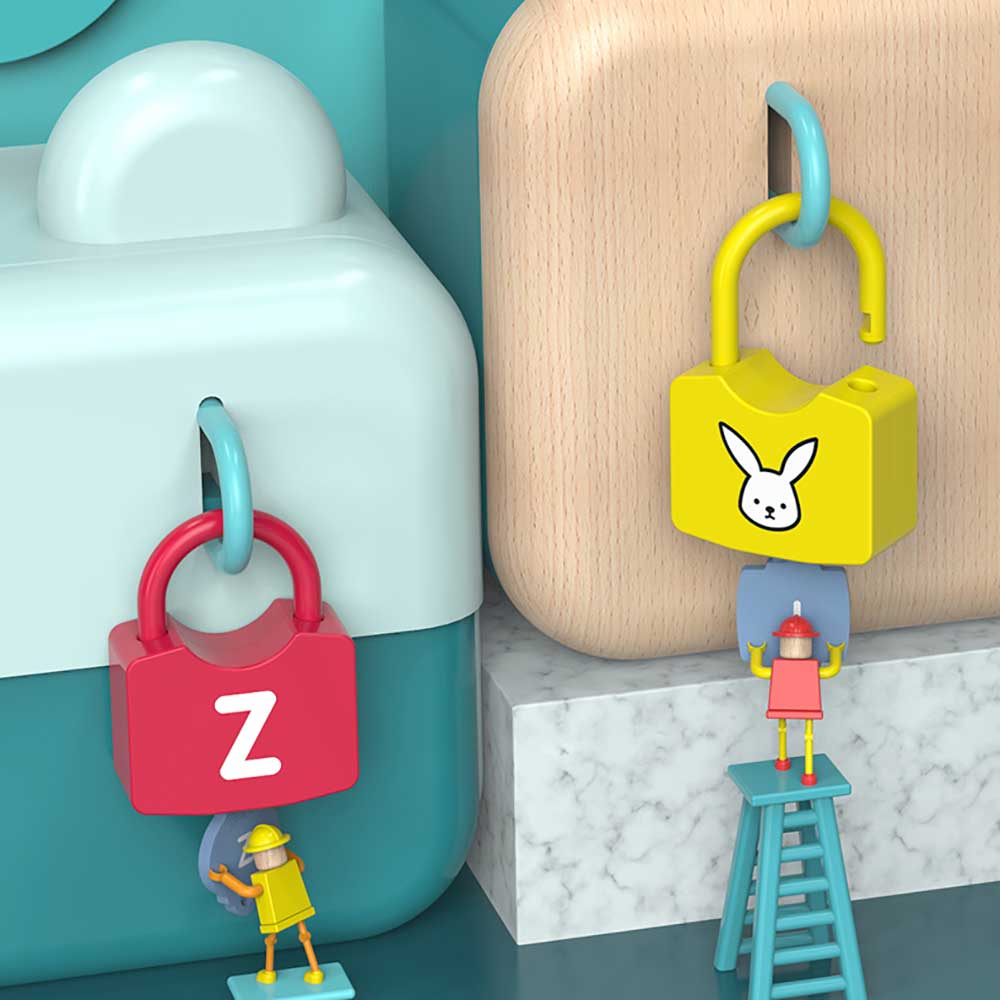Onshine Montessori Number & English Learning Locks (10-Pack) - Shopeak Canada - Curated, high-end Nintendo Switch gadgets and luxurious cat products for discerning customers