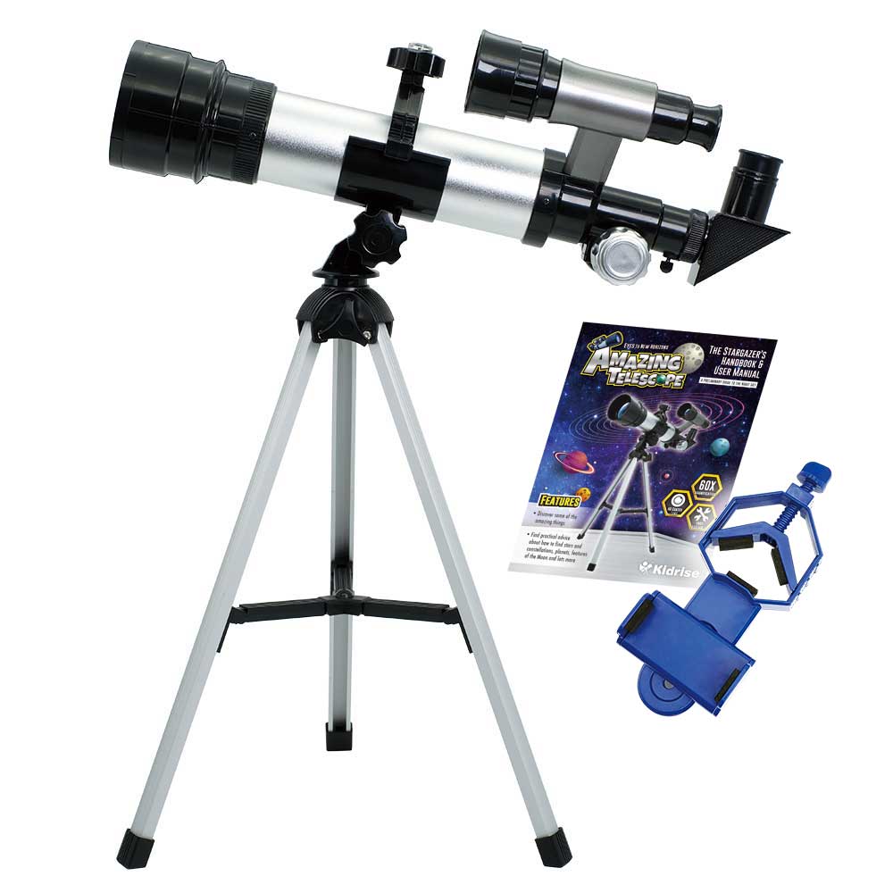 Kidrise STEAM Science Amazing Telescope for Kids (with Smartphone Holder & Stargazing Guide) - Shopeak Canada - Curated, high-end Nintendo Switch gadgets and luxurious cat products for discerning customers