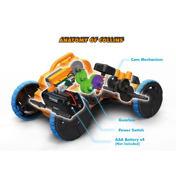 T-Space COLLINS: The Amazing Obstacle-Climbing STEAM Robot - Shopeak Canada - Curated, high-end Nintendo Switch gadgets and luxurious cat products for discerning customers