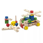 Viga 48-Piece Wooden STEM Construction Building Set with Tools & Storage Box - Shopeak Canada - Curated, high-end Nintendo Switch gadgets and luxurious cat products for discerning customers